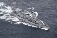 La frégate britannique HMS Northumberland