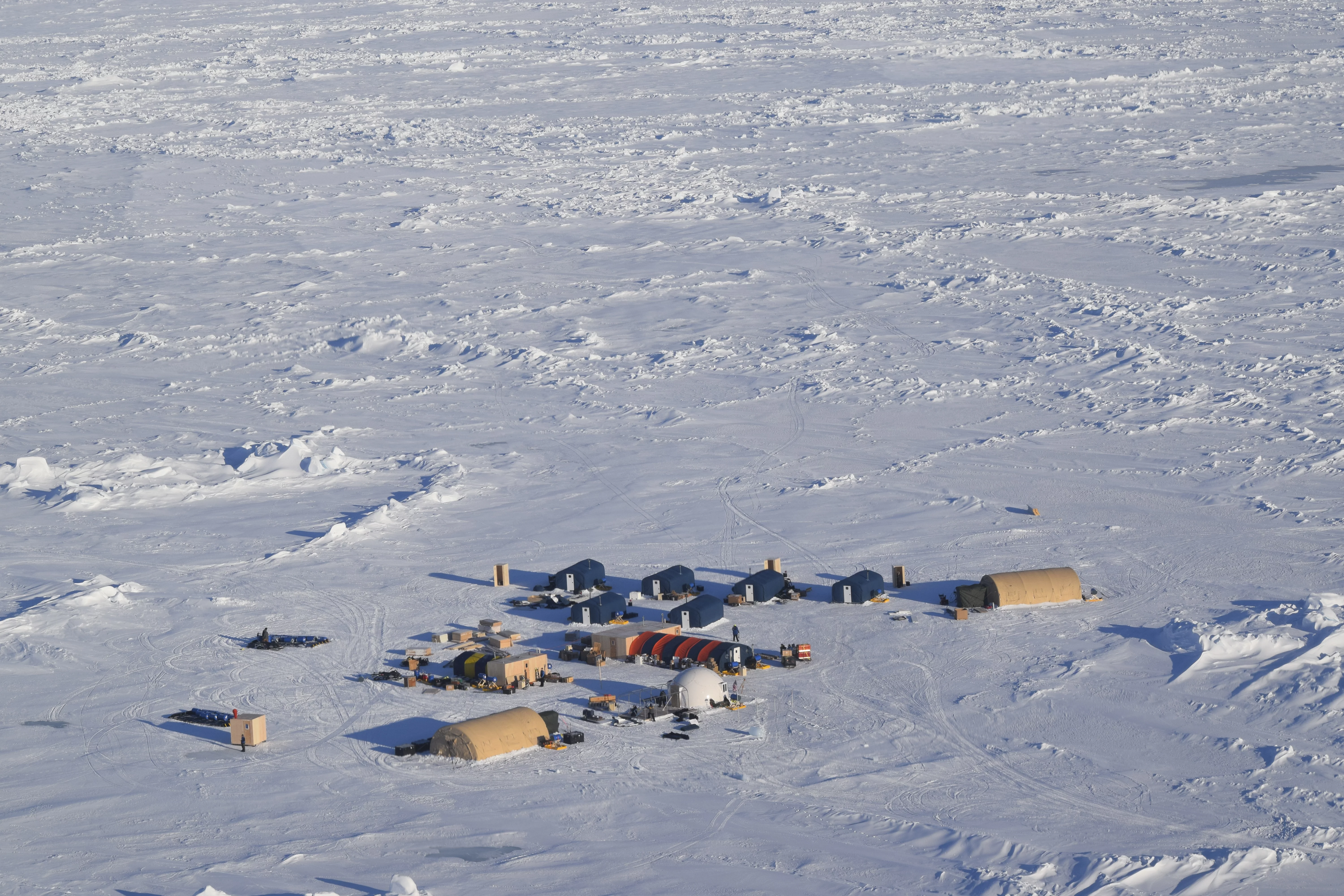 Le camp Sargo (vue aérienne)