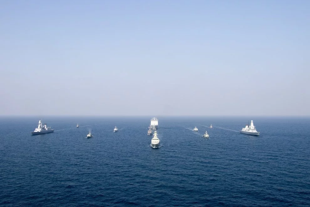 Les navires participant à l’exercice Kundjar Hadd