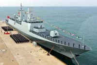 La frégate chinoise Luohe (type 054 B)