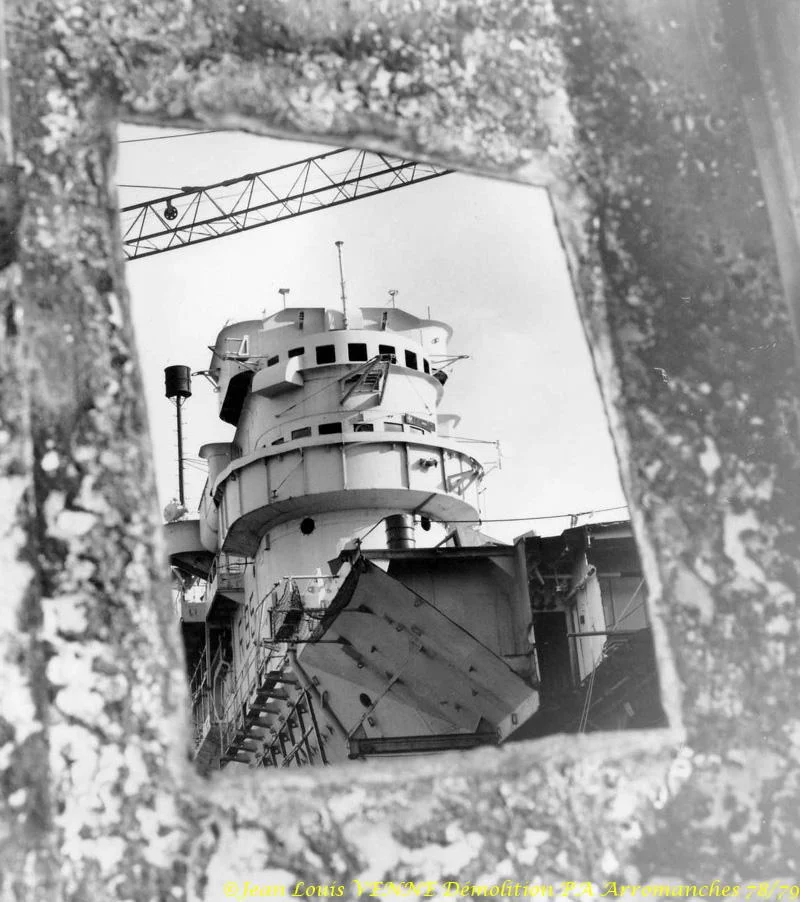 Démolition de l'Arromanches