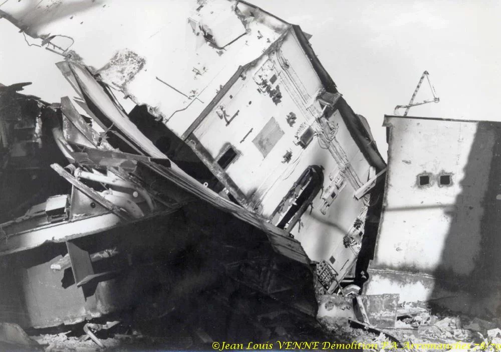 Démolition de l'Arromanches