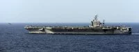Un Rafale français décolle du Theodore Roosevelt