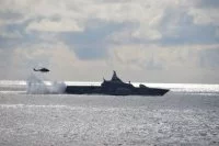 Le Härnösand, une corvette furtive suédoise de la classe Visby