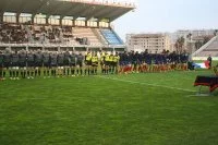 Rugby : les équipes de la marine nationale et de la Royal Navy