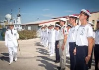 Le capitaine de frégate Tanguy Durand, nouveau commandant de l'école de plongée
