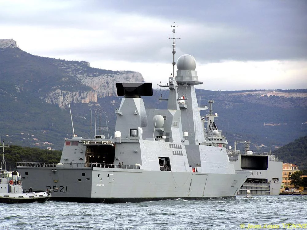 Arrivée à Toulon de la frégate Chevalier Paul