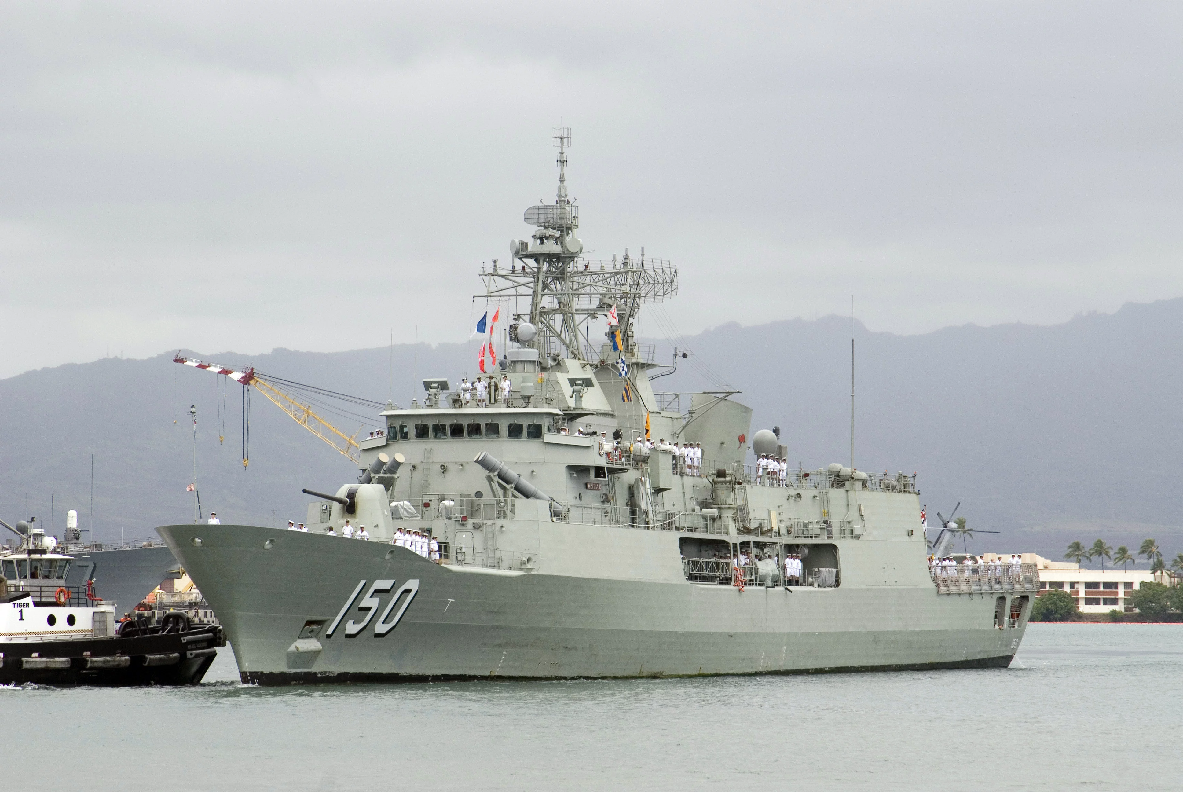 La frégate australien « HMAS Anzac »