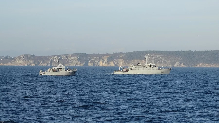 Entraînement opérationnel des bâtiments brestois