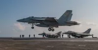 Un F/A-18E Super Hornet, de l’escadrille 37 