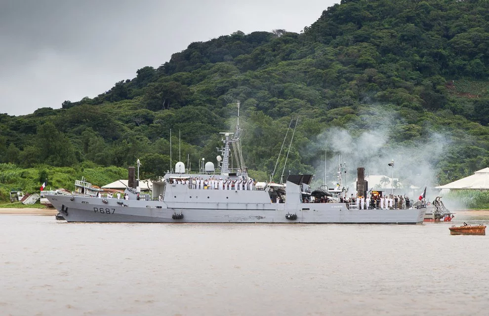 La Capricieuse fait ses adieux à la Guyane