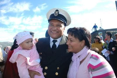 Les familles sont heureuses de retrouver leurs êtres chers