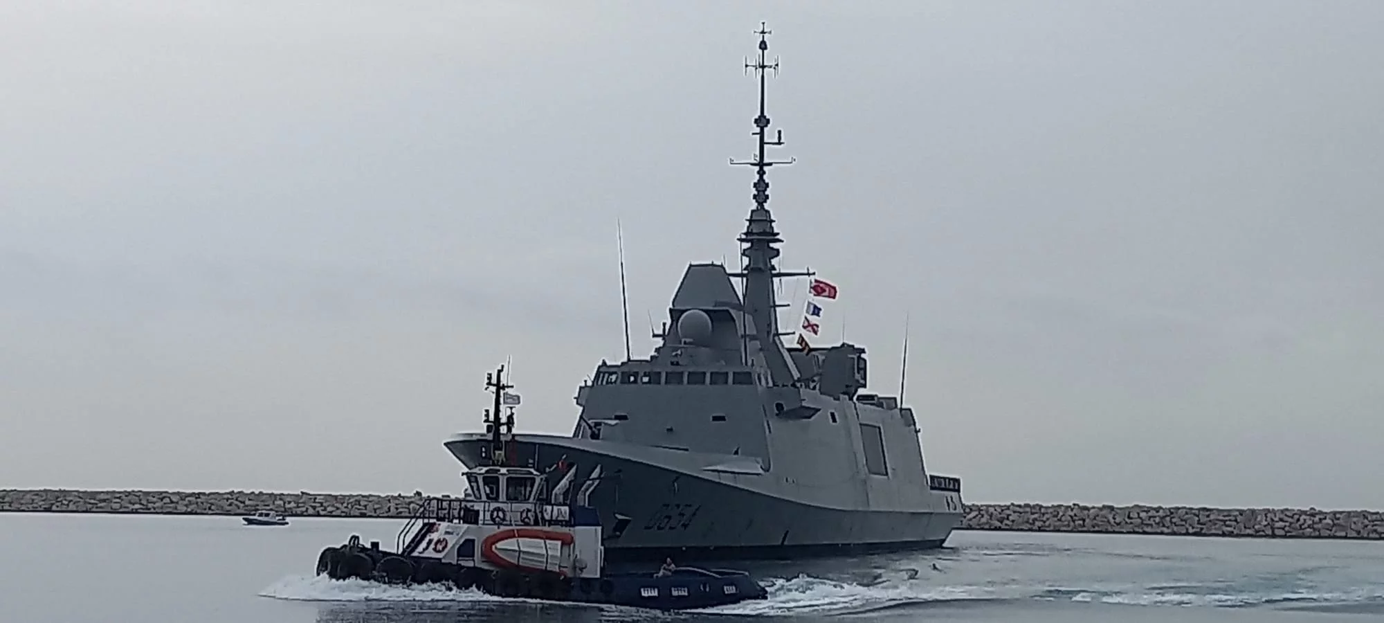 Arrivée en Turquie de la frégate Auvergne