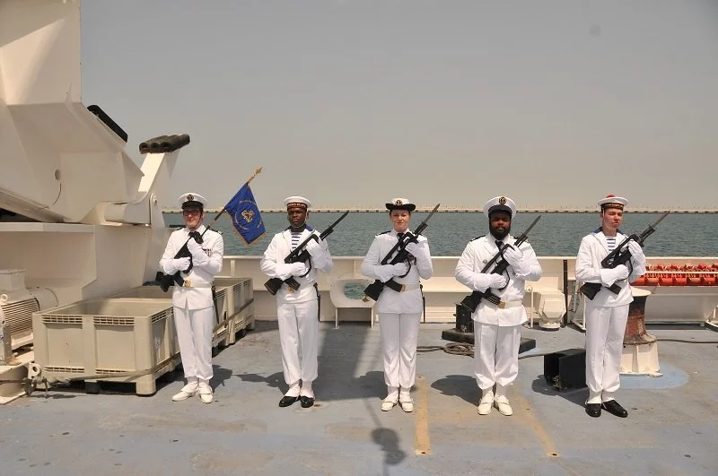 La garde d'honneur du Beautemps-Beaupré