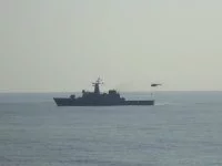 Hélitreuillage sur le patrouilleur mexicain « Romero »