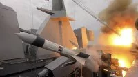 Tir d'un missile MM40 Block 3C