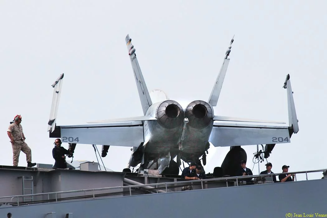Un chasseur F-18