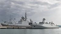 Les frégates française Surcouf et marocaine Allal Ben Abdellah