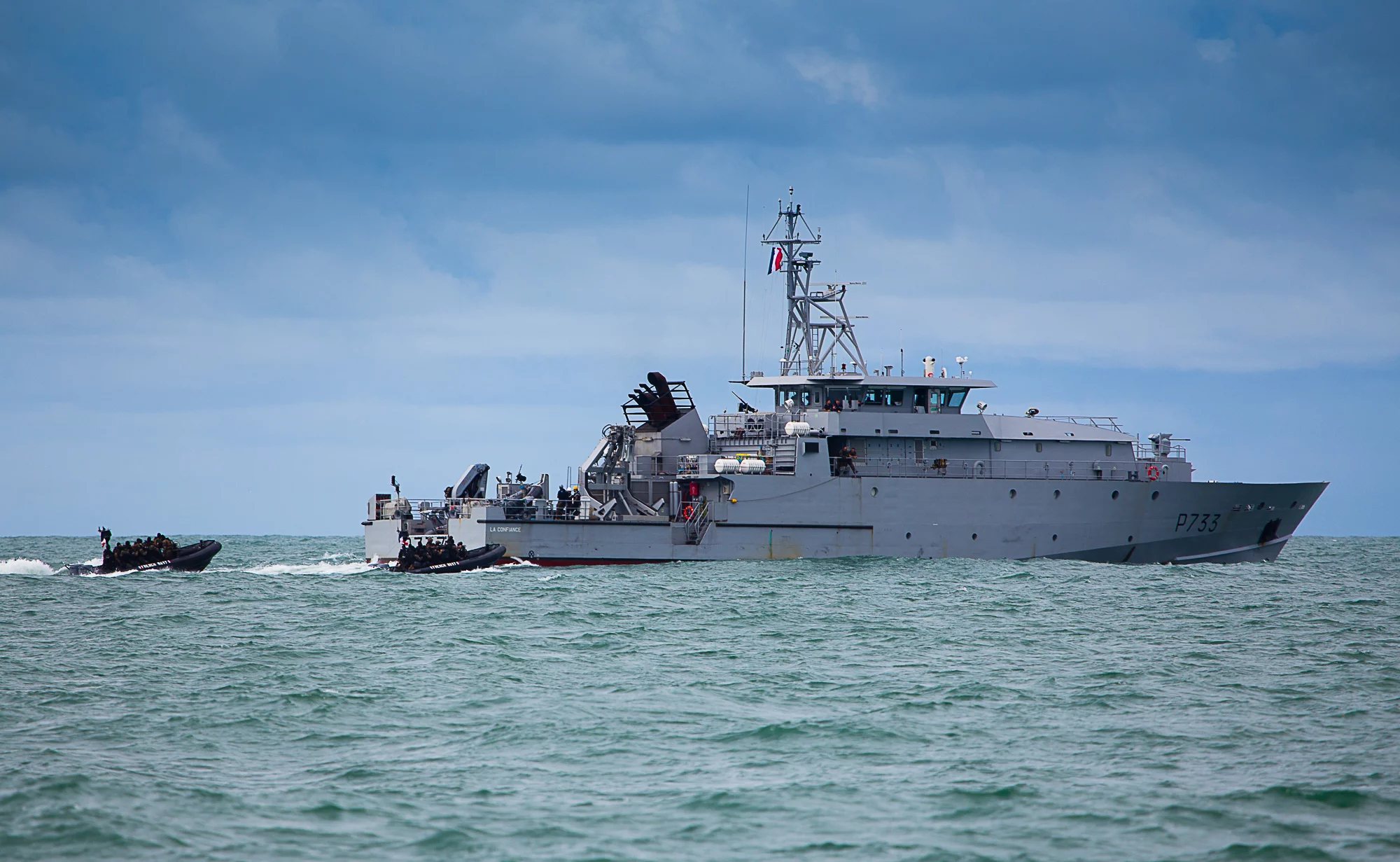 Le patrouilleur Antilles-Guyane La Confiance