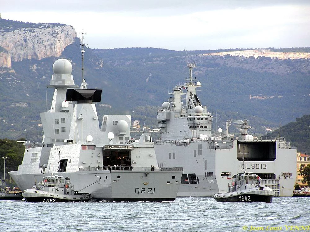 Arrivée à Toulon de la frégate Chevalier Paul