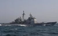 Le croiseur américain USS Lake Champlain