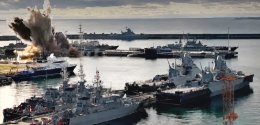 Attaque d'un sous-marin russe de la classe Kilo dans le port de Novorossiysk par un drone sous-marin ukrainien