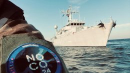 Le chasseur de mines Sagittaire pendant l'exercice Northern Coasts 2024