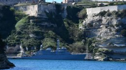 Le chasseur de mines Capricorne à Bonifacio