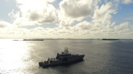 Le patrouilleur outre-mer Teriieroo a Teriierooiterai