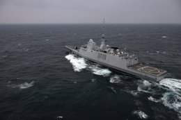 Une frégate FREMM en patrouille dans le Grand Nord