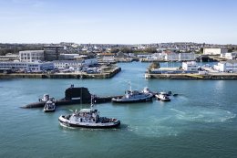Première sortie à la mer du sous-marin nucléaire d’attaque De Grasse