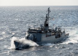 Le patrouilleur de haute mer (PHM) EV Jacoubet