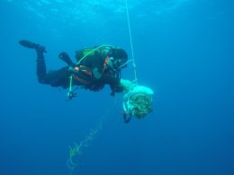 Une bombe française de 50 kg de la 2è Guerre Mondiale