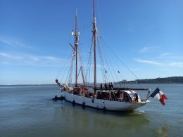 La goélette Belle Poule en escale à Lisbonne