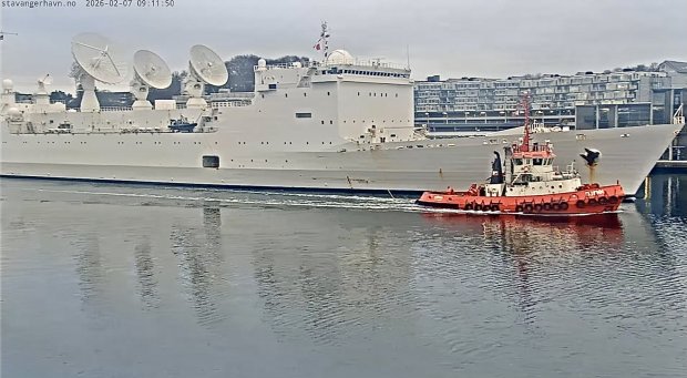 Le Monge dans le port de Stavanger