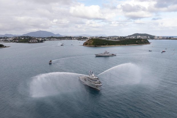 Après plus de 12 500 nq, le patrouilleur outre-mer Jean Tranape rejoint son port-base à Nouméa