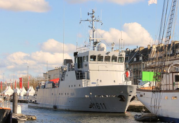 Le Bâtiment base de plongeurs démineurs Vulcain à Caen